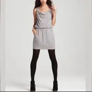 THEORY Jaylyn Rove Draped Mini Dress